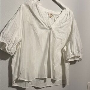 Ana white Puff Sleeve Blouse